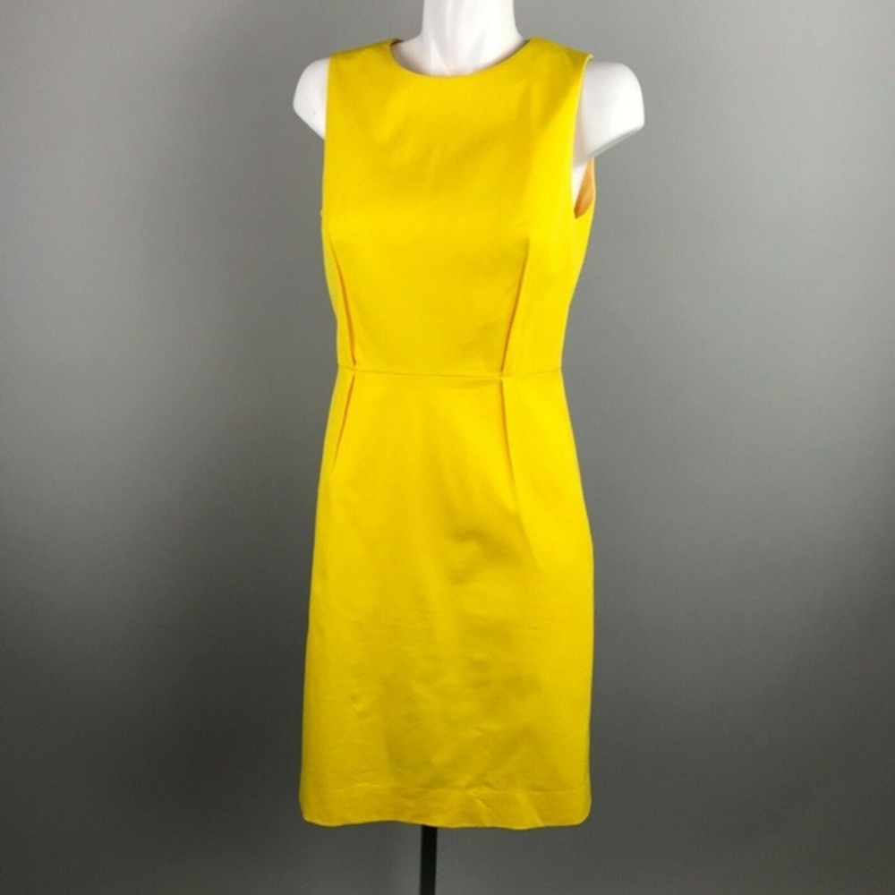 J Crew Sleeveless Bi Stretch Sheath Dress 8